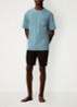 Pyjamashirt met logo - Lichtblauw