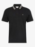 Regular fit polo met logoborduring - Zwart