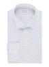 Slim fit overhemd met stippendessin - Lichtblauw