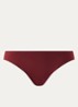 Slip met details van kant - Donkerroze