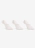 Sneaker sokken met logo in 3-pack - Wit