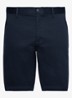 Straight fit korte broek met steekzakken - Donkerblauw
