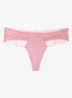 String met details van kant - Roze