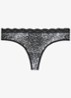 String met kant - Animal Wave Black