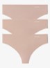 String met logo in 3-pack - Beige