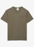 T-shirt met logo - Olijfgroen