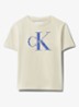 T-shirt met logo - Beige