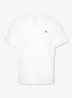 T-shirt met logoborduring - Wit