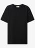 T-shirt met logoborduring - Zwart
