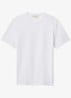 T-shirt met logoborduring - Wit