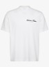 T-shirt met logoborduring - Wit