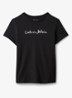 T-shirt met logoborduring - Pvh Black-Beh / Zwart