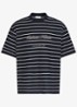 T-shirt van katoen - Donkerblauw