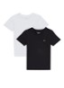 T-shirts in uni in 2-pack - Zwart