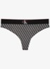 Tanga met logoband - Wit