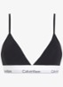 Voorgevormde bralette met logoband - Zwart