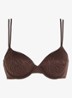 Voorgevormde demi bh met overlay van mesh - Nymph'S thigh / roze