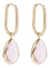 Enchanting Crystal oorhangers verguld - Roze
