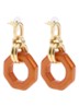 Linea Eternal Dangling oorstekers verguld - Beige