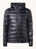 Crofton puffer jack met capuchon en donsvulling - Zwart