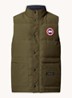 Freestyle gewatteerde bodywarmer met donsvulling en steekzakken - Legergroen