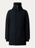 Langford parka met donsvulling en logo - Zwart