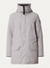 Langford parka met donsvulling en logo - Lichtgrijs