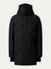 Wyndham gewatteerde parka met donsvulling en waterafstotende coating - Zwart