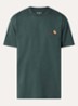 American T-Shirt met logo - Groen