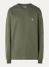 Chase longsleeve met logoborduring - Groen