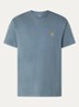 Chase T-shirt met logo - Staalblauw