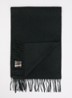 Clan sjaal van wol 180 x 30 cm - Antraciet