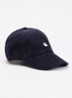 Harlem pet van corduroy met logoborduring - Donkerblauw