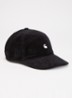 Harlem pet van corduroy met logoborduring - Zwart