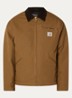 Jack met details van corduroy en steekzakken - Bruin