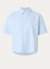 Kaia blouse met logoborduring - Blauwgrijs