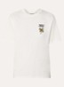 Marsala T-shirt met logoborduring - Ivoor