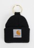 Mini Watch Hat sleutelhanger met logo - Zwart