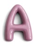 Letter A hanger 10 cm - Lavendel