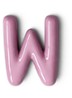 Letter W hanger 10 cm - Lavendel