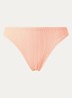 Bikinislip met structuur - Abrikoos
