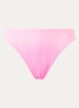 Bikinislip met structuur - Roze