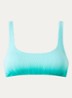 Bikinitop met structuur en uitneembare vulling - Turquoise