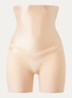 Brilliant Shaping high waisted corrigerende shorty met glanzende finish - Creme