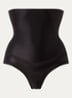 Brilliant Shaping high waisted corrigerende slip met glanzende finish - Zwart