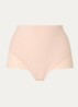 Corrigerende high waisted slip met kant - Beige