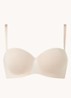 Every Curve high waisted slip met borduring - Beige