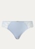 Fleurs slip met borduring - Lichtblauw