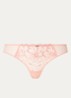 Fleurs tanga van kant - Zalmroze