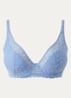 Girls voorgevormde beugel bh met overlay van mesh - Lavendel